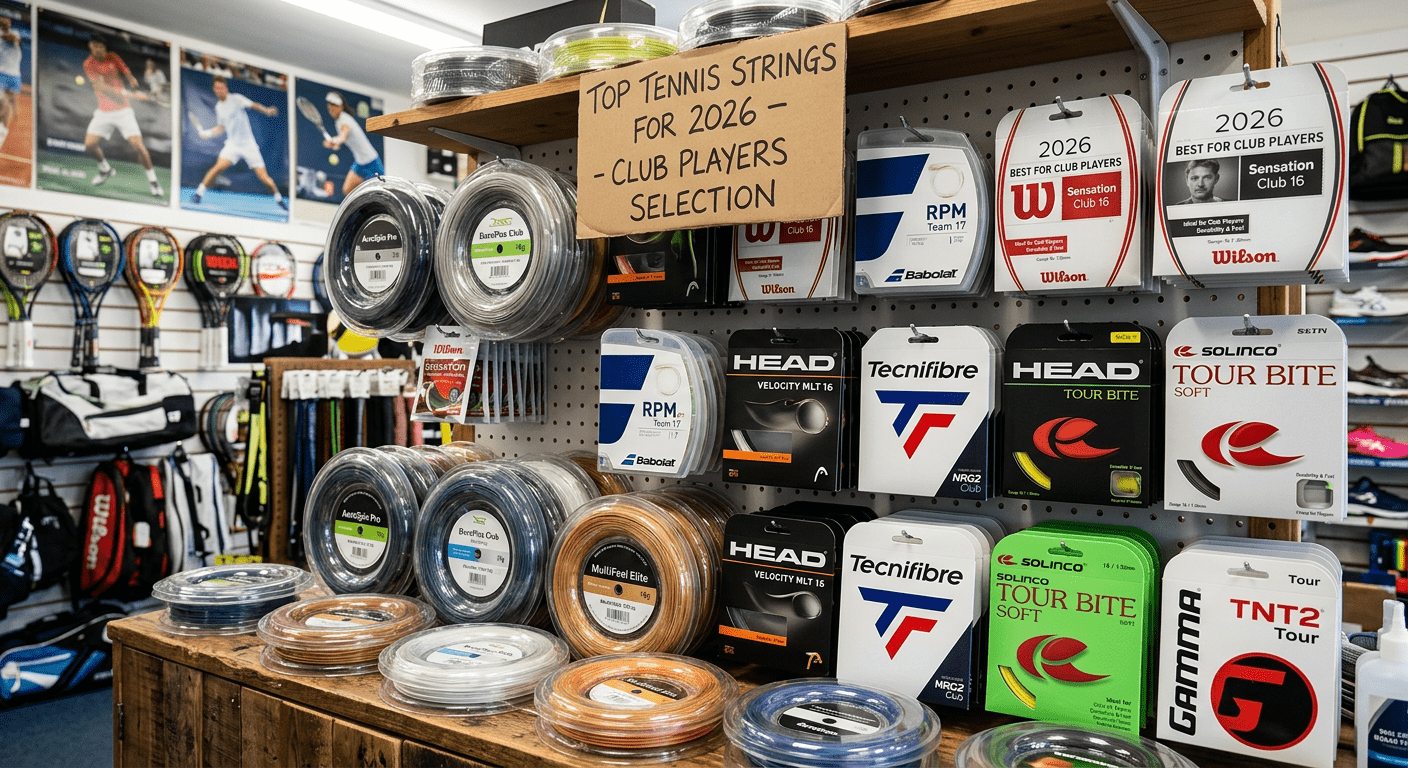 Best Tennis Strings for Club Players in 2026 — What’s Actually Worth Buying