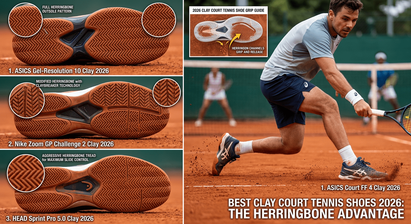 Best Clay Court Tennis Shoes in 2026 — What’s Different and Why It Matters