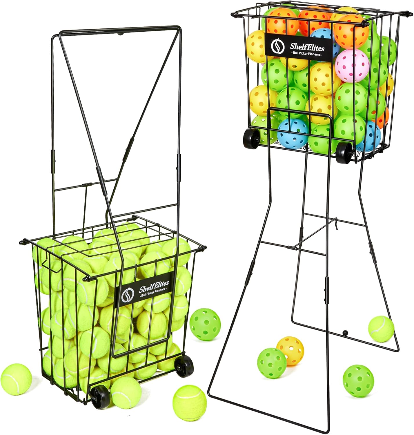 Tourna Ballport 80-Ball Tennis Hopper with Locking Handle